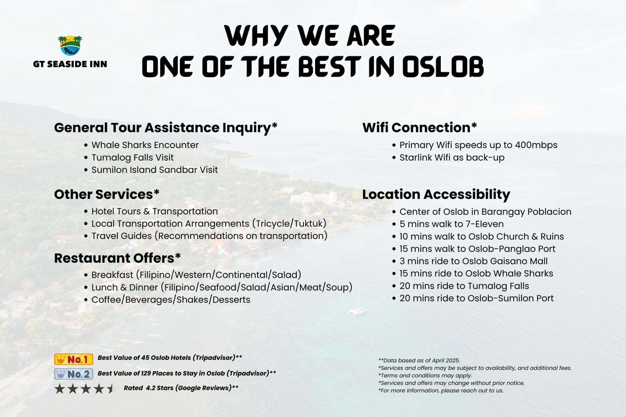 Gt Seaside Inn Oslob Esterno foto